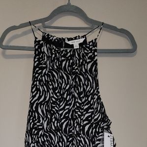 Sleeveless summer chiffon dress